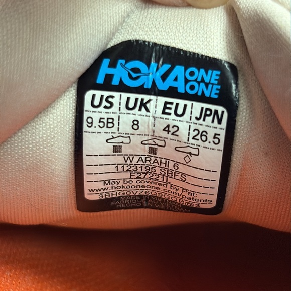 SOLD IN STORE Hoka ARAHI 6 Women’s Running Shoes Size 9.5B - Picture 9 of 10